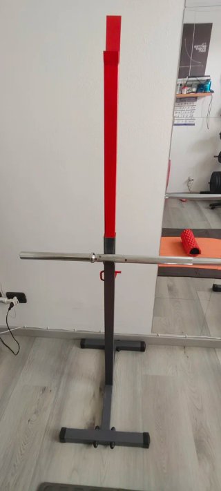 Rack per squat + bilanciere