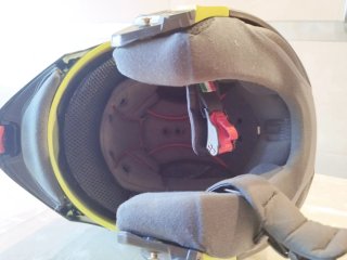 Casco modular AGV amarillo fluorescente nuevo