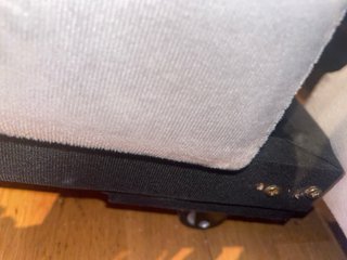 Sofá chaise longue gris tela