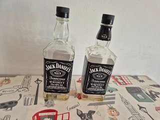 Bottiglie vuote Jack Daniel's (2 unità)