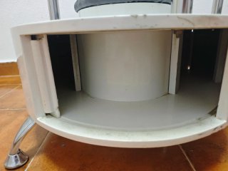 Mesa de cristal con 2 taburetes