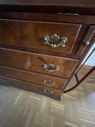 Bureau antiguo de madera