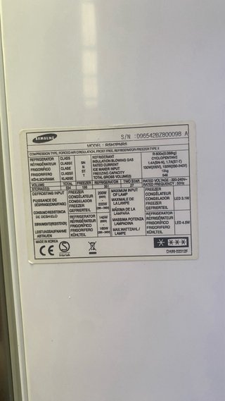 Nevera Samsung RSH7PNRS Acero Inoxidable