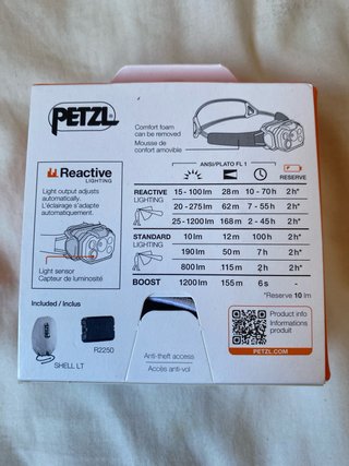 Linterna Frontal Petzl Swift RL 1200 Lumenes NUEVA
