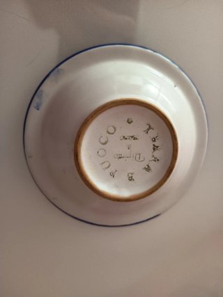 Cenicero pintado a mano Luna y Estrella