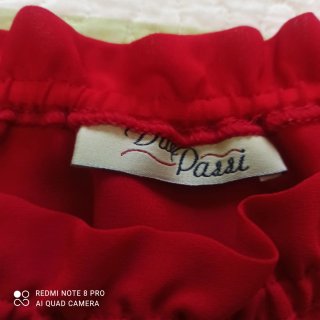 Blusa flamenca roja