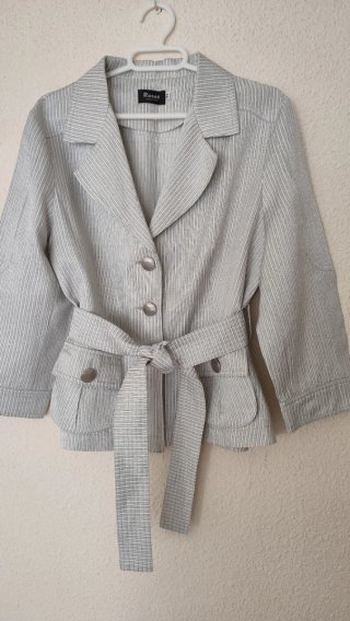 Blazer plateada
