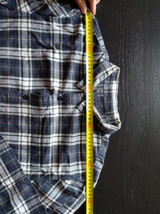 Camisa de franela Pull&Bear azul L