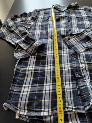 Camisa de franela Pull&Bear azul L