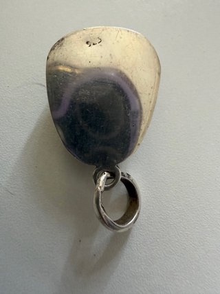 Colgante Plata y Ámbar Natural Boho