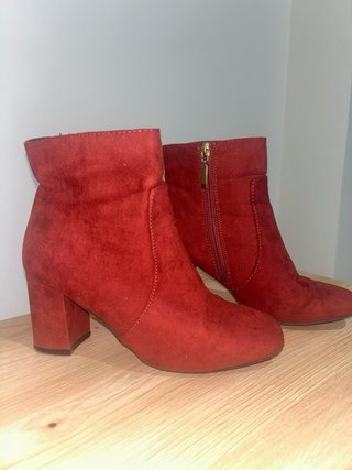 Botines color teja