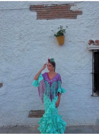 Traje Flamenca Gitana Talla 36-38