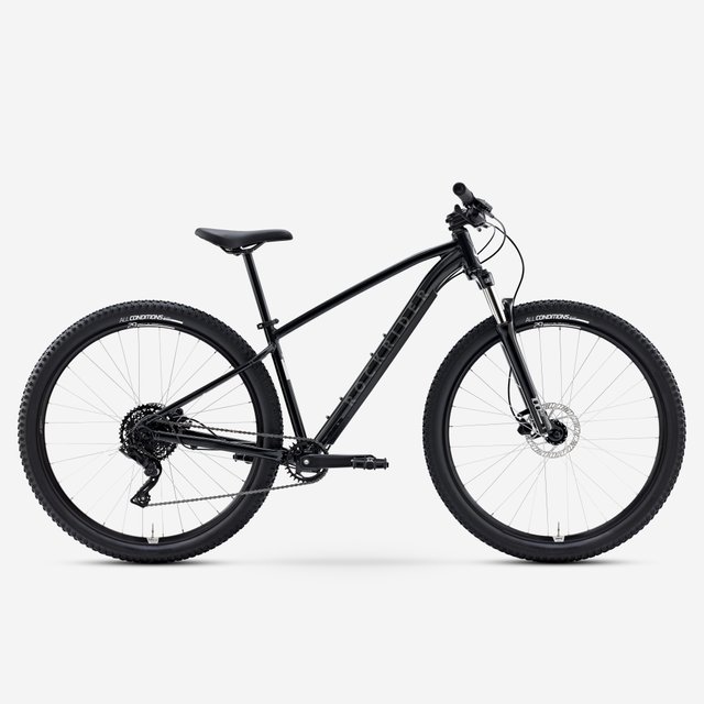 Bicicleta de montaña MTB aluminio Rockrider  Expl 500 Negro
