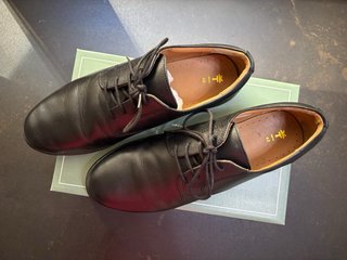 Zapatos de vestir con cordones, azul oscuro  T40