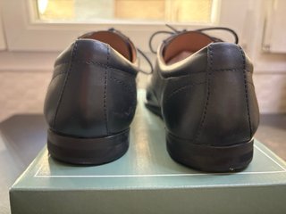 Zapatos de vestir con cordones, azul oscuro  T40