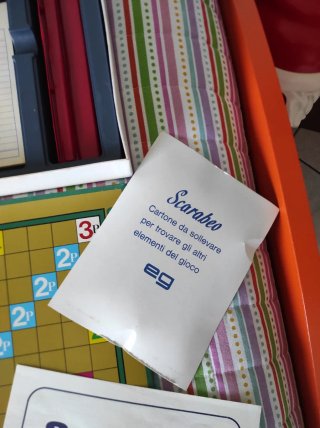 Scarabeo gioco in scatola completo