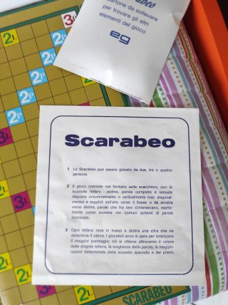 Scarabeo gioco in scatola completo