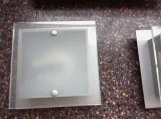 Apliques de luz  cuadrados , no sé envía