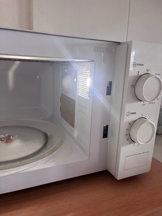 Microondas OK. Blanco