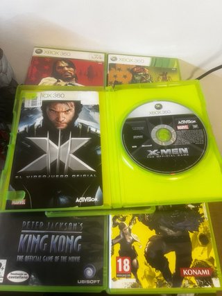 Lote de juegos xmen xbox 360 pal españa