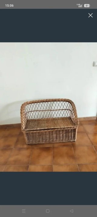 Sofá de mimbre