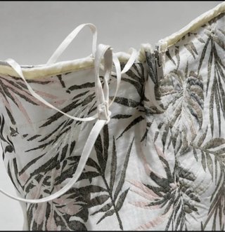 Top Corsetero Jacquard Zara Talla M