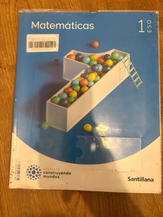 Libro santillana de matemáticas 1 de la eso