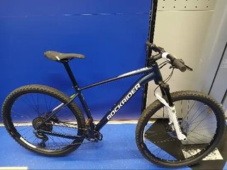 Bicicleta Rockrider 100 azul