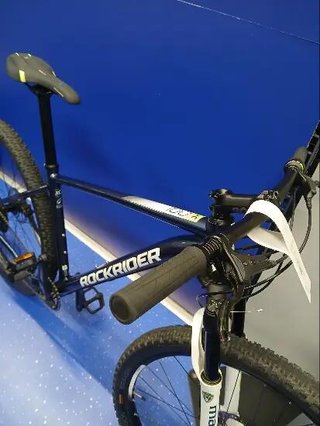 Bicicleta Rockrider 100 azul