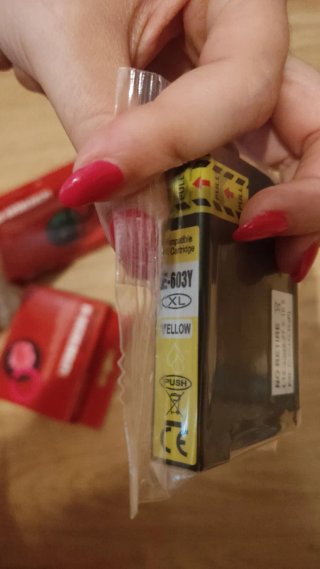 Pack 7 Tinta impresora compatible Epson 603XL BK,