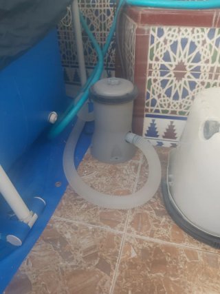 Depuradora piscina con filtro