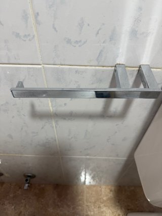 Accesorios para 2 baños - Metal plateado