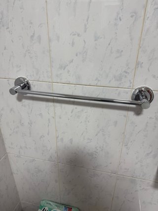 Accesorios para 2 baños - Metal plateado