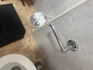 Accesorios para 2 baños - Metal plateado