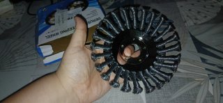 Rueda de alambre para desbrozadora