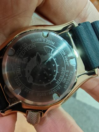 Citizen Fugu Edizione Limitata Placcato Oro