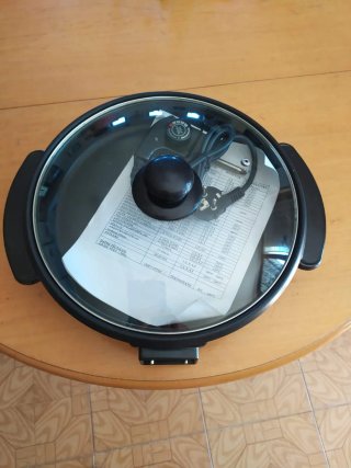Sartén Eléctrica 1500W con Termostato