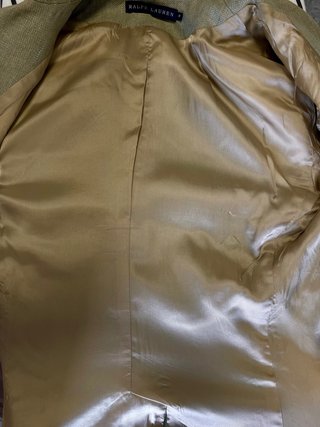 Americana Lino Ralph Lauren Beige Talla S (UK-4)