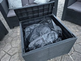 Conjunto Muebles Jardín Gris