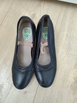 Zapatos Flamenco Niña Pamire Talla 35 Negros