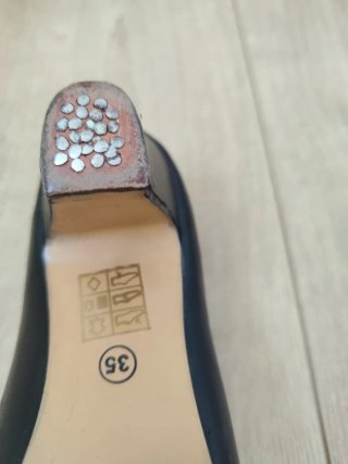 Zapatos Flamenco Niña Pamire Talla 35 Negros