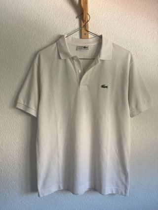 Polo Lacoste Blanco Talla M