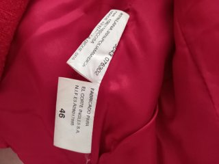 Traje Chaqueta Rojo EMANUELLi