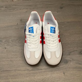 Adidas Samba OG Blancas Rojas Talla 39 Nuevas