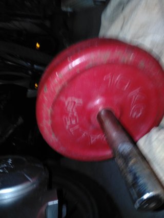 Barra con 2 discos de 20kg