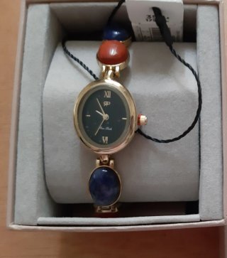 Reloj Parfois azul y dorado