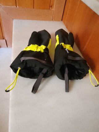 Manoplas nieve niño Wedze negro/amarillo
