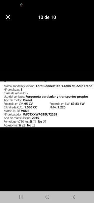 Ford tourneo connect 2015