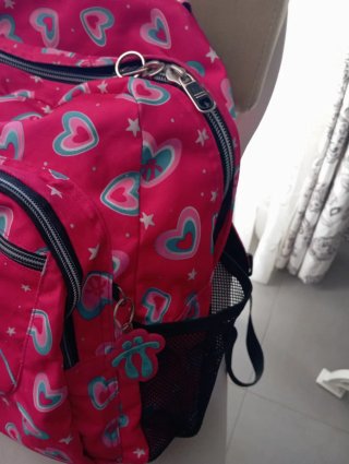 Mochila Totto Rosa Corazones