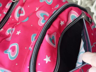 Mochila Totto Rosa Corazones